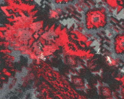 Isle Collection Women's Red Pullover Geometric Jumper Size 16