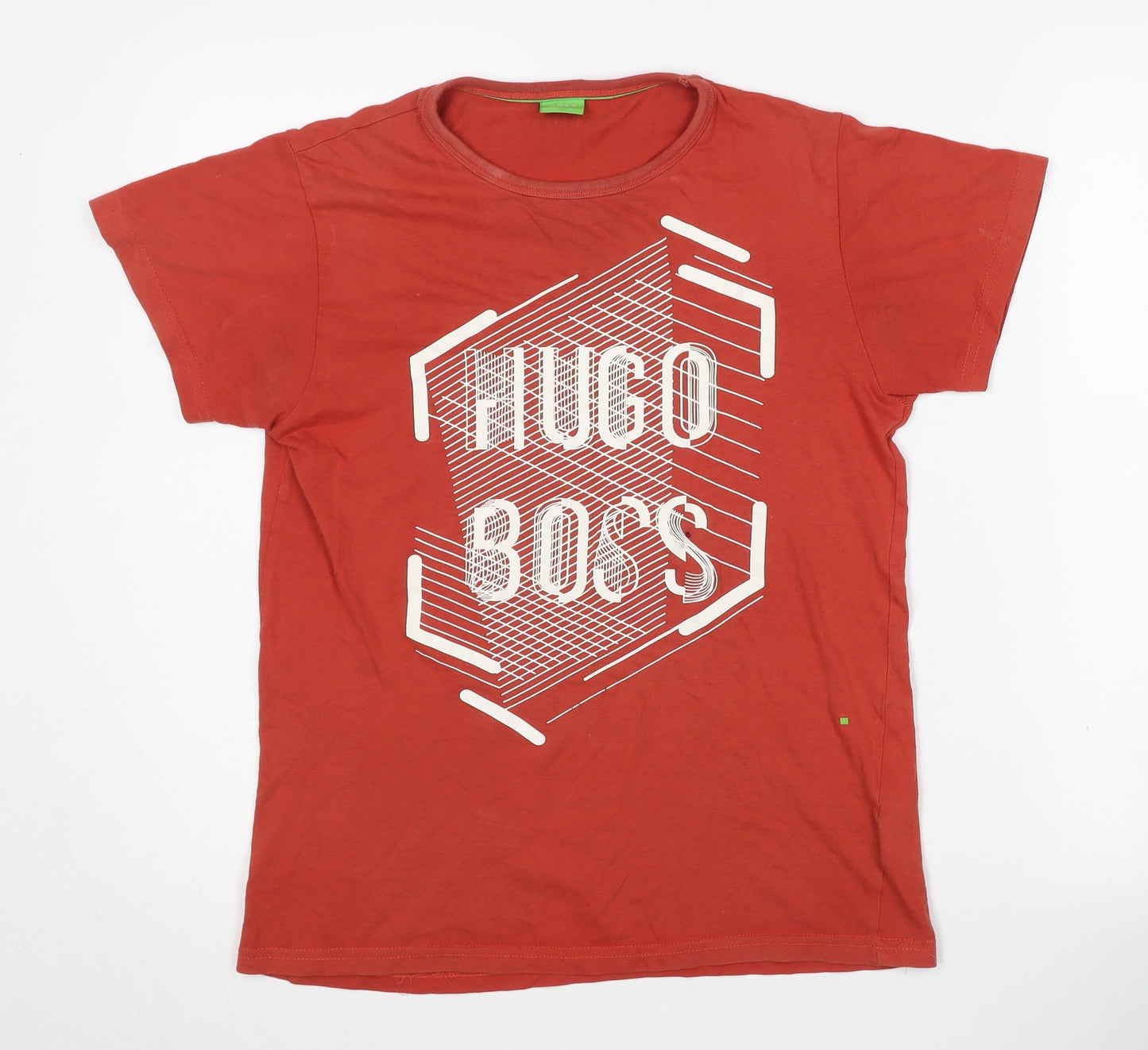 Mens UK Size S HUGO BOSS Red  T-Shirt