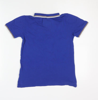 Tokyo Laundry Boys Blue Polo Shirt, Size 9-10, Casual Summer Wear