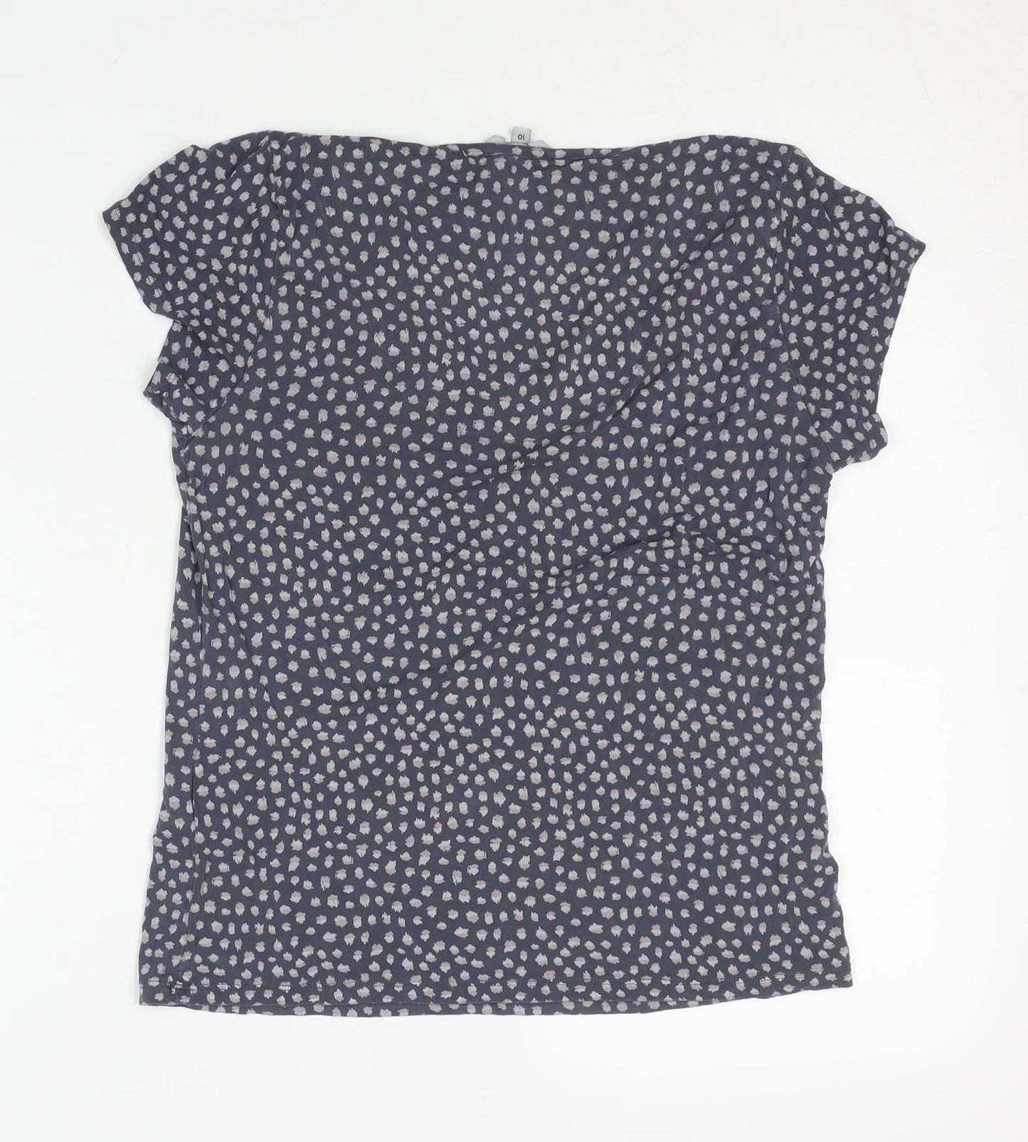 Jasper Conran Women's Blue Animal Print Top Size 10