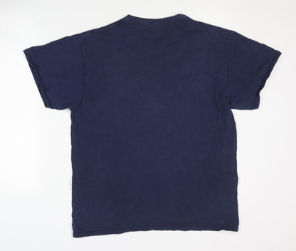 Mens UK Size L Delta Pro Weight Blue  T-Shirt