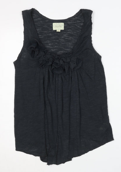 Deletta Women's Black Sleeveless Tank Top - Size S