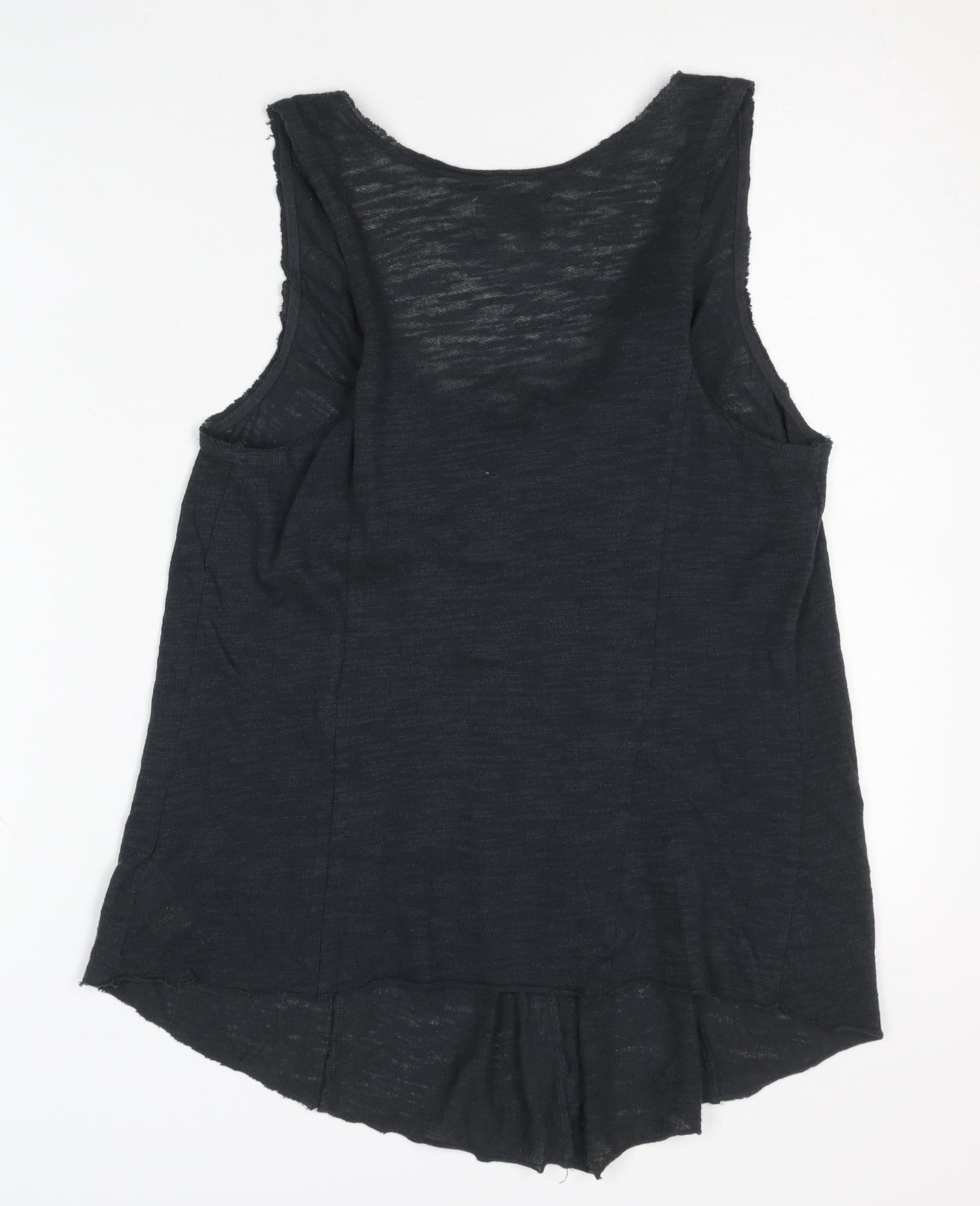 Deletta Women's Black Sleeveless Tank Top - Size S