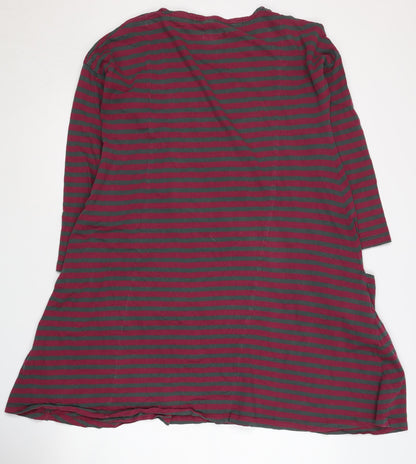 Seasalt Cornwall Women's Multicoloured Stripe T-Shirt Dress Size 10