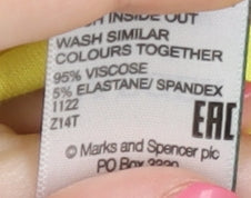 Jaeger Women's Yellow XL Long Sleeve Basic T-Shirt