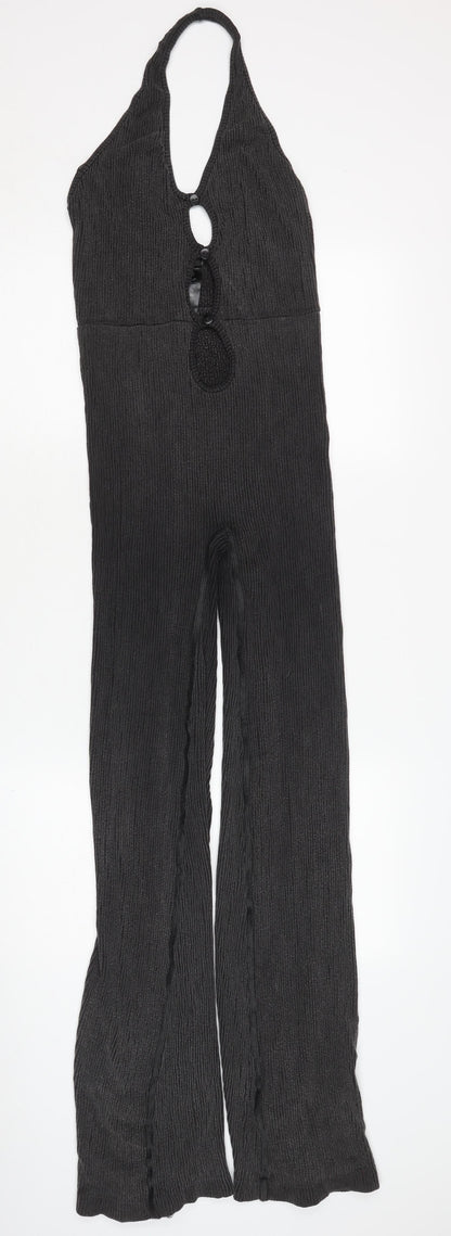 Urban Outfitters Black Halter Knit Women's Jumpsuit M