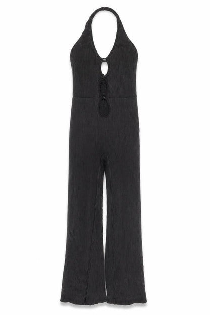 Urban Outfitters Black Halter Knit Women's Jumpsuit M