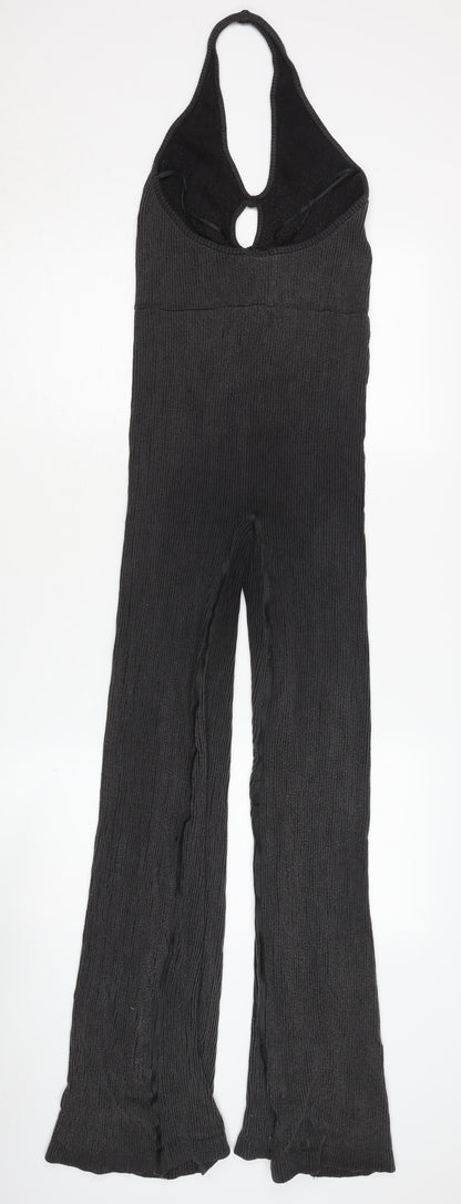 Urban Outfitters Black Halter Knit Women's Jumpsuit M