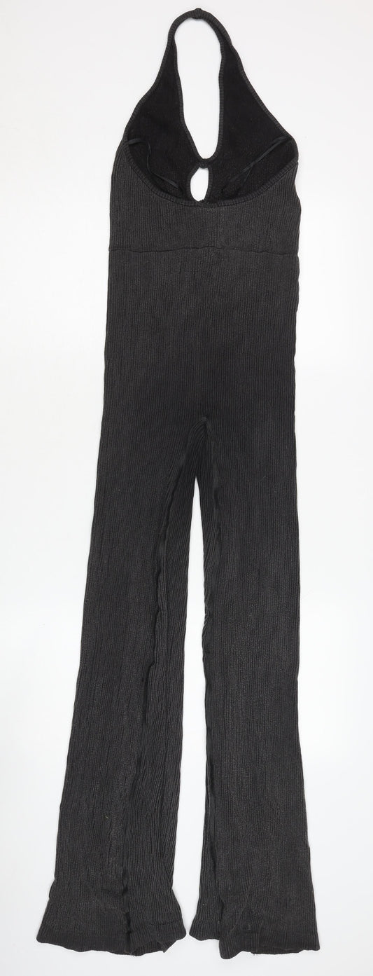 Urban Outfitters Black Halter Knit Women's Jumpsuit M
