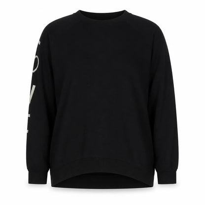 Post Card Black Womens Pullover Sweatshirt Size 6