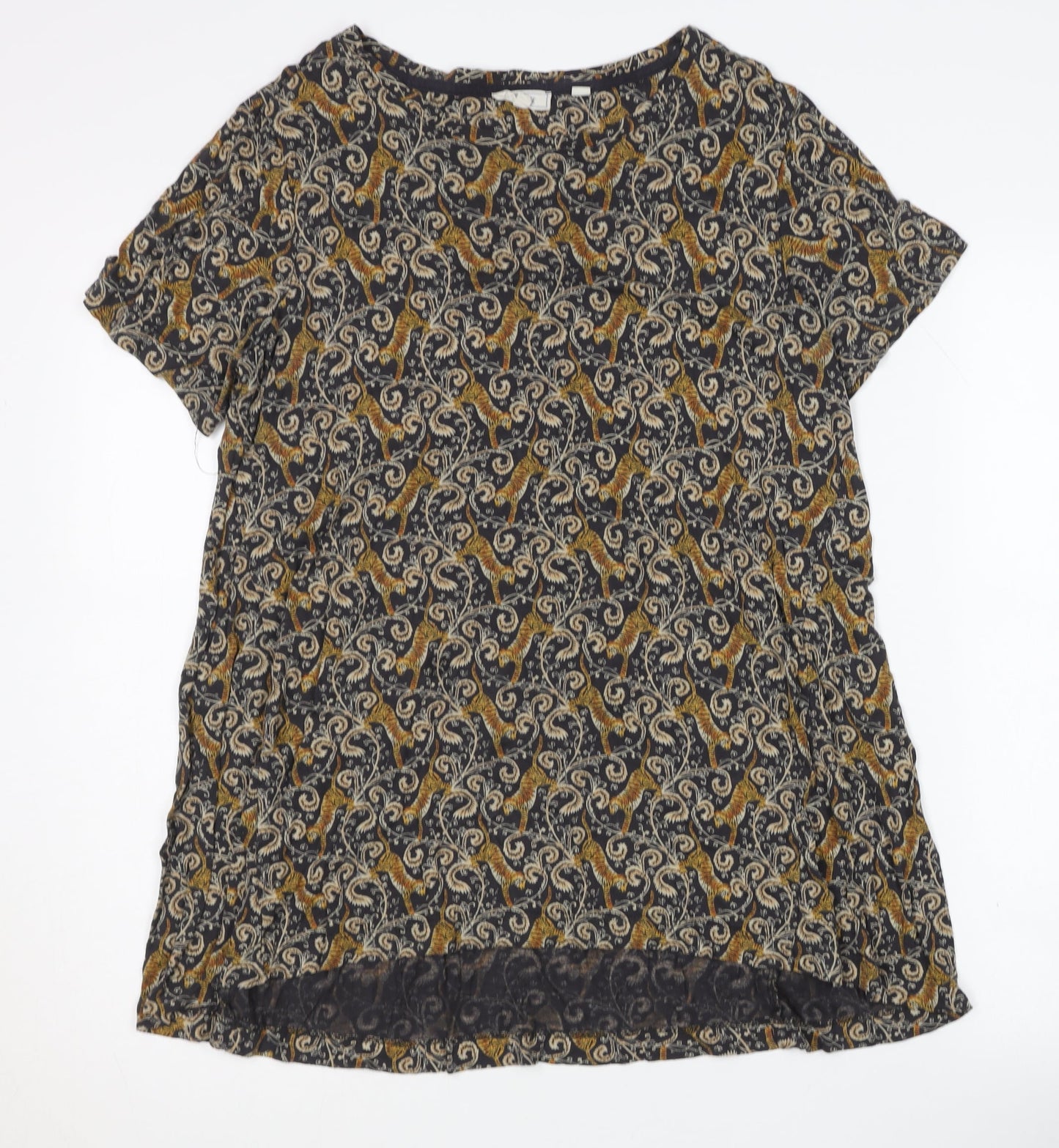 Fat Face Women's Multicoloured Animal Print T-Shirt, Size 10