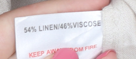 EWM Women's Beige Classic Blazer, Size 14