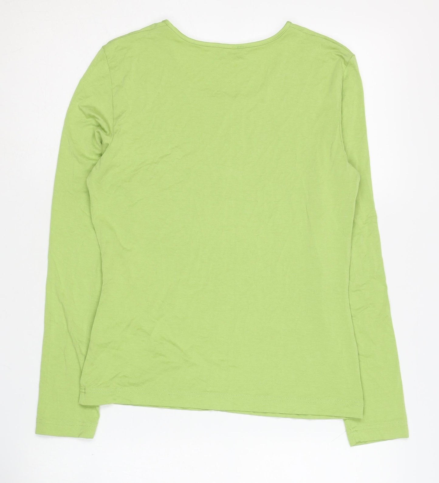 Womens UK Size 8 Gerry Weber Green Basic T-Shirt