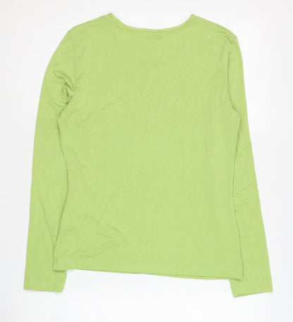 Womens UK Size 8 Gerry Weber Green Basic T-Shirt