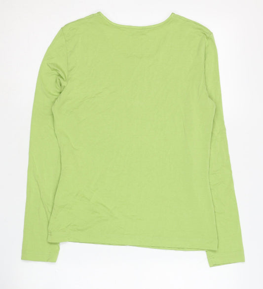 Womens UK Size 8 Gerry Weber Green Basic T-Shirt