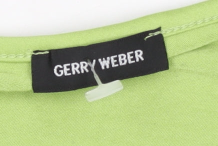 Womens UK Size 8 Gerry Weber Green Basic T-Shirt