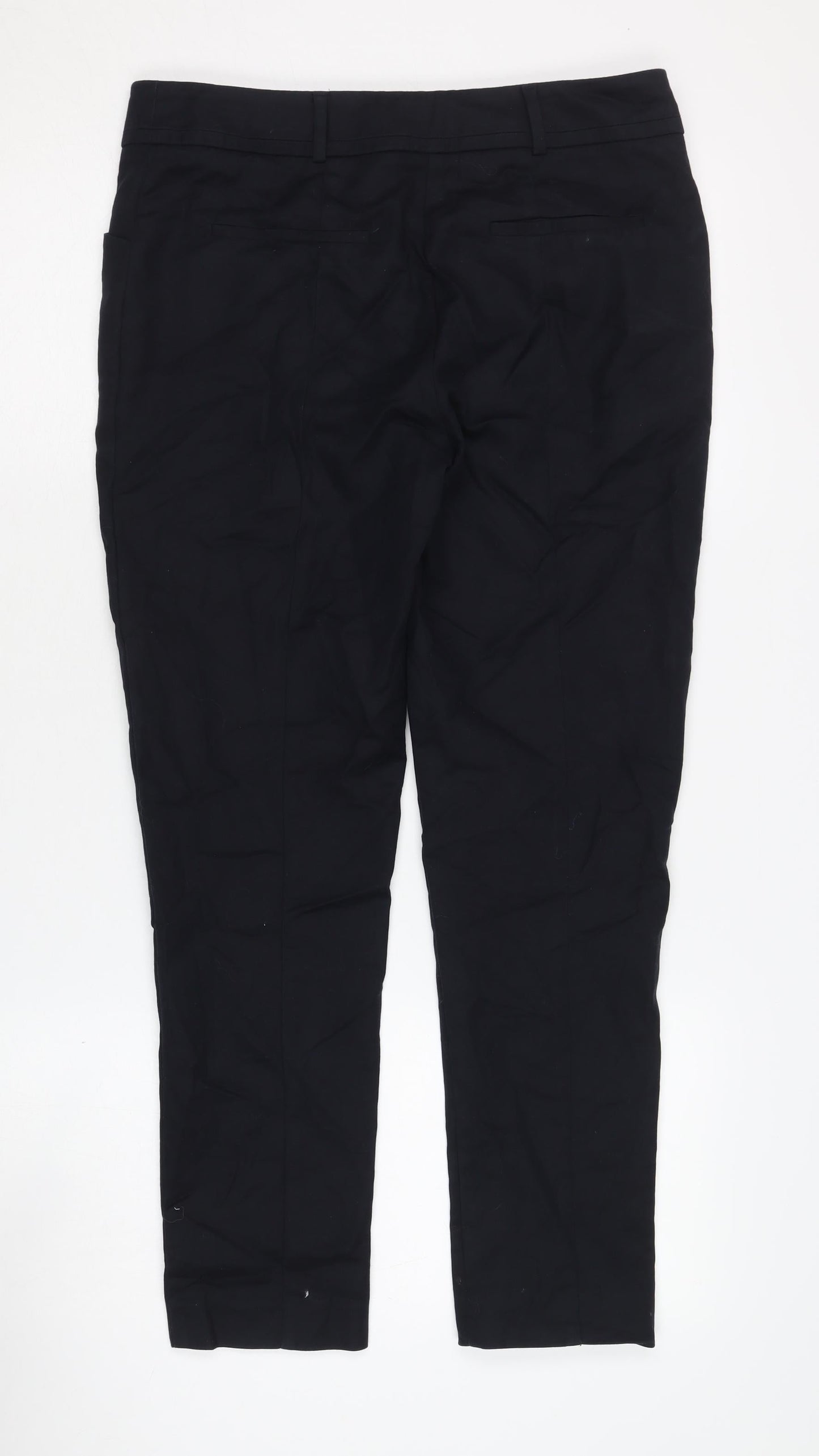 Womens UK Size 10 Oasis   Black Trousers