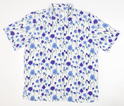 Damart Women's Multicolour Floral Blouse Size 12