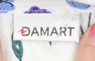 Damart Women's Multicolour Floral Blouse Size 12