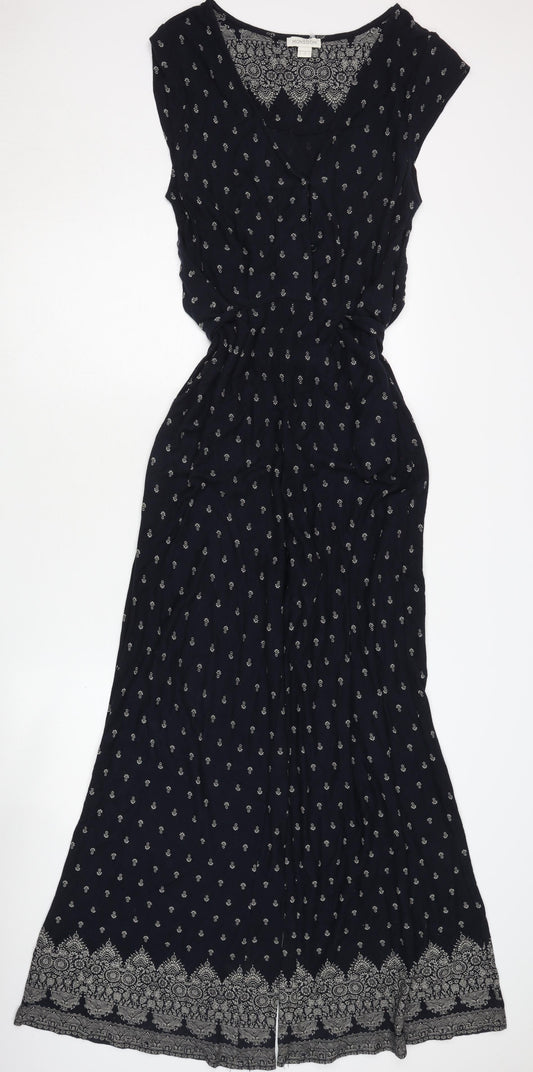 Monsoon Women's Paisley Black Jumpsuit Size 10