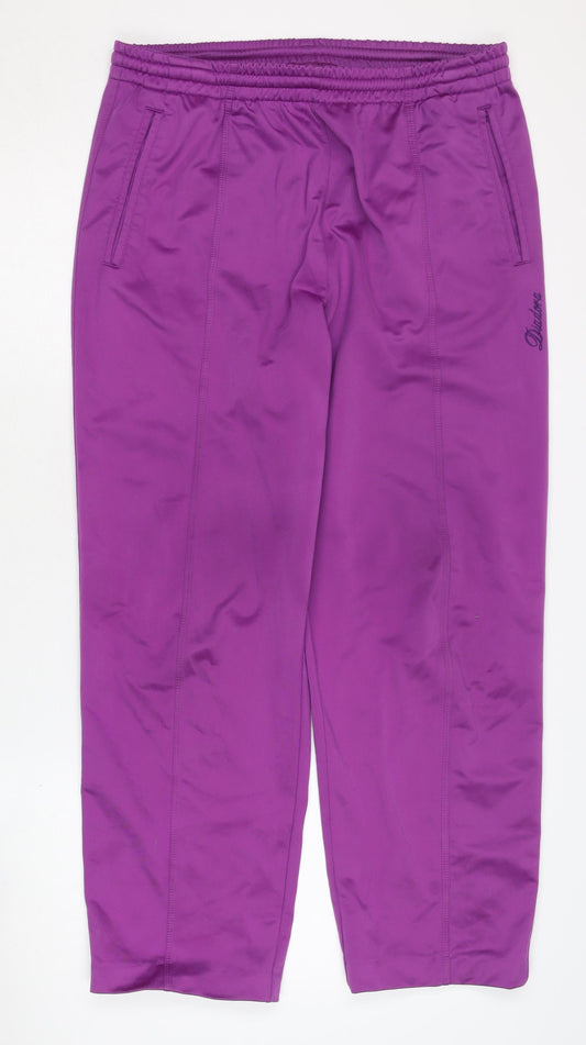 Diadora Women's Purple Track Pants Size 10-12
