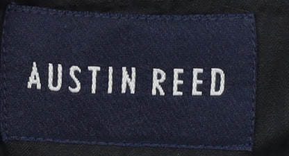 Austin Reed Men's Black Wool Formal Trousers L