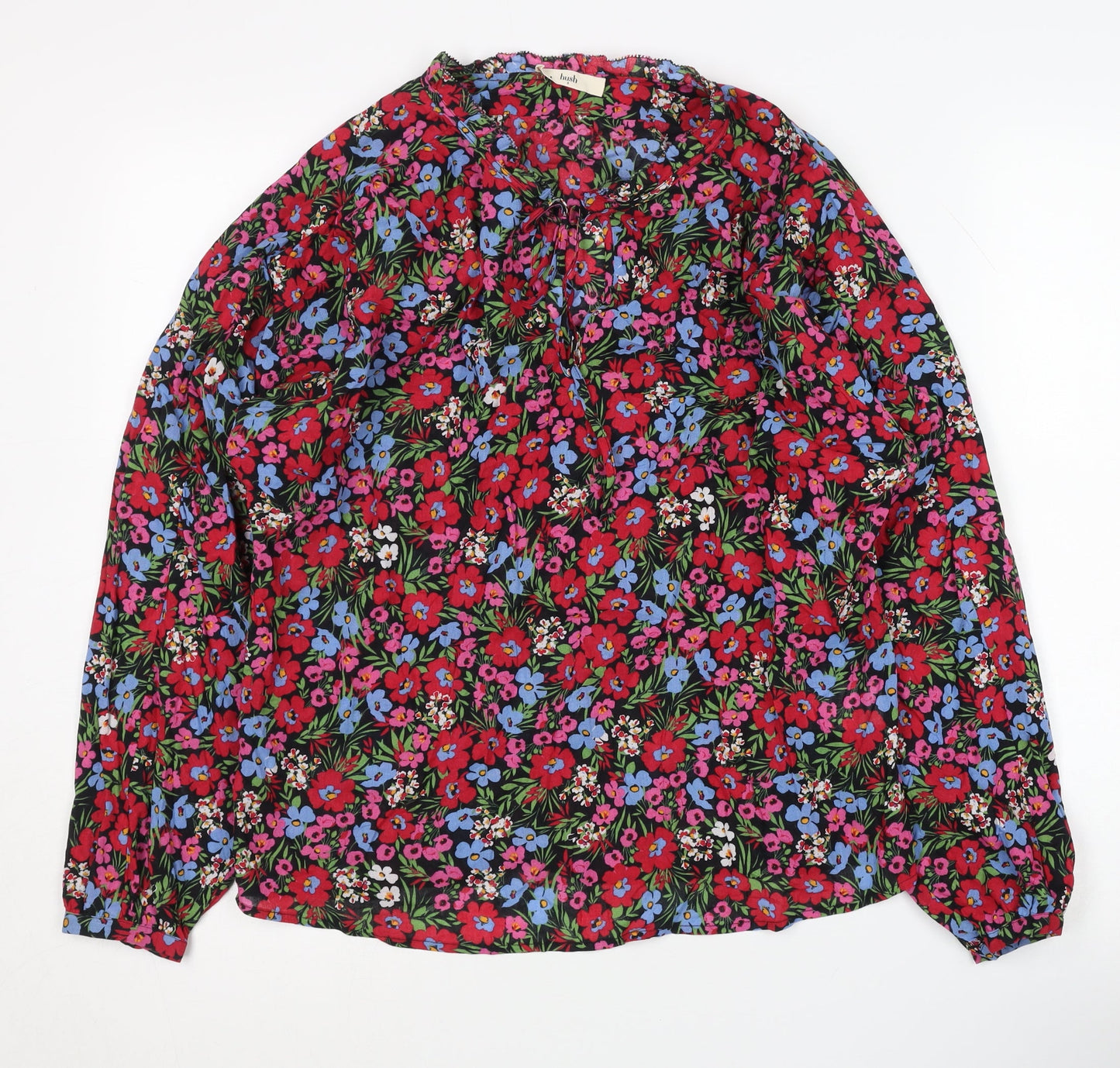 Hush Women's Floral Multicoloured Blouse Size 8