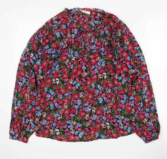 Hush Women's Floral Multicoloured Blouse Size 8