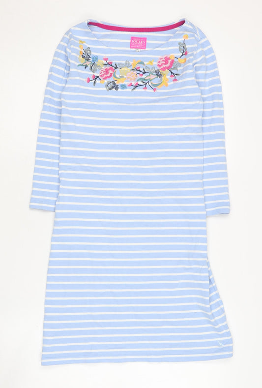 Joules Women's Blue Striped Shift Dress