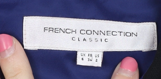 French Connection Classic Blue Fit & Flare Dress, Size 6