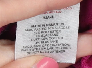 Gymshark Women's Pink Jogger Trousers - Size S