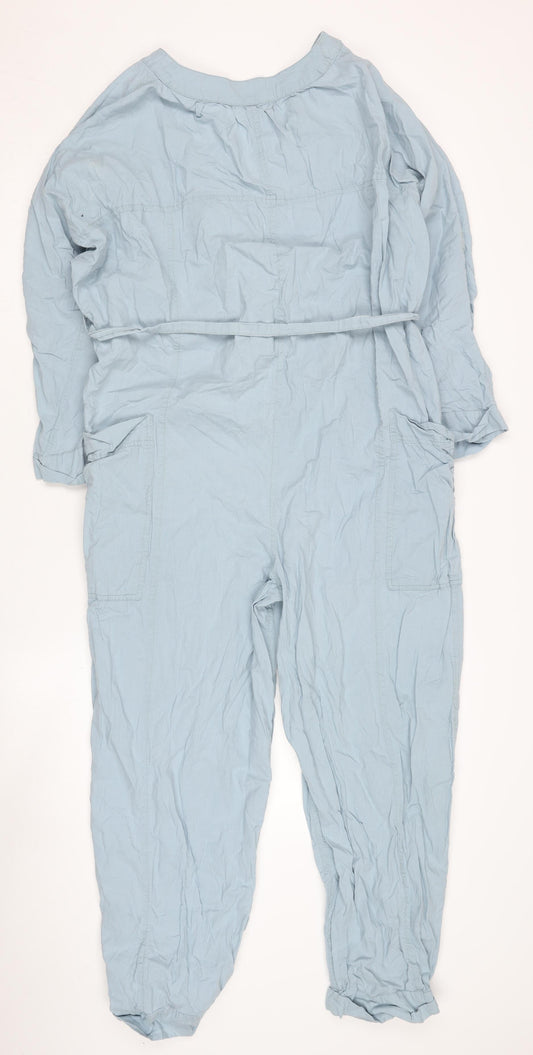 Urban Outfitters Women's Blue Jumpsuit XS, Cotton, Casual