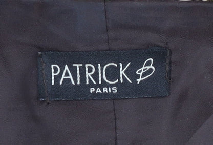 Patrick Paris Women's Brown Plaid Bouclé Blazer Size 16