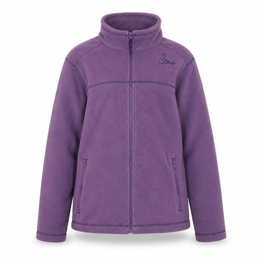 TOG24 Girls Purple Fleece Jacket Ages 11 Years Casual