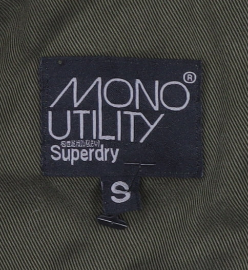 Superdry Women's Green Collared Belted Playsuit S