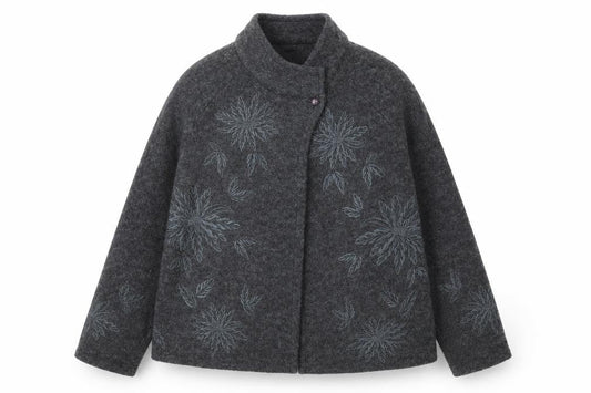 Womens UK Size M Kenar Grey Cardigan Jumper