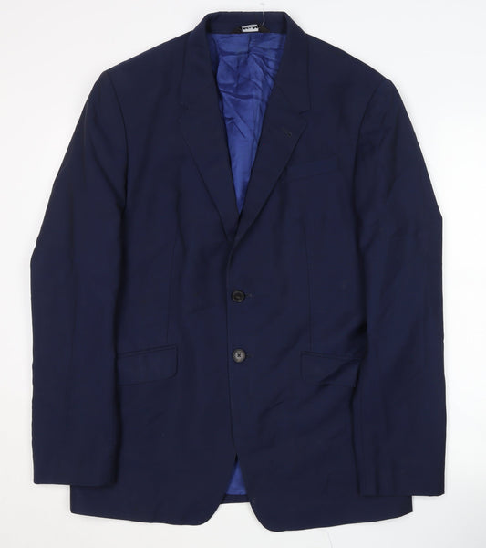 Mens UK Size 40 Paul Smith Regular Blue Suit Jacket