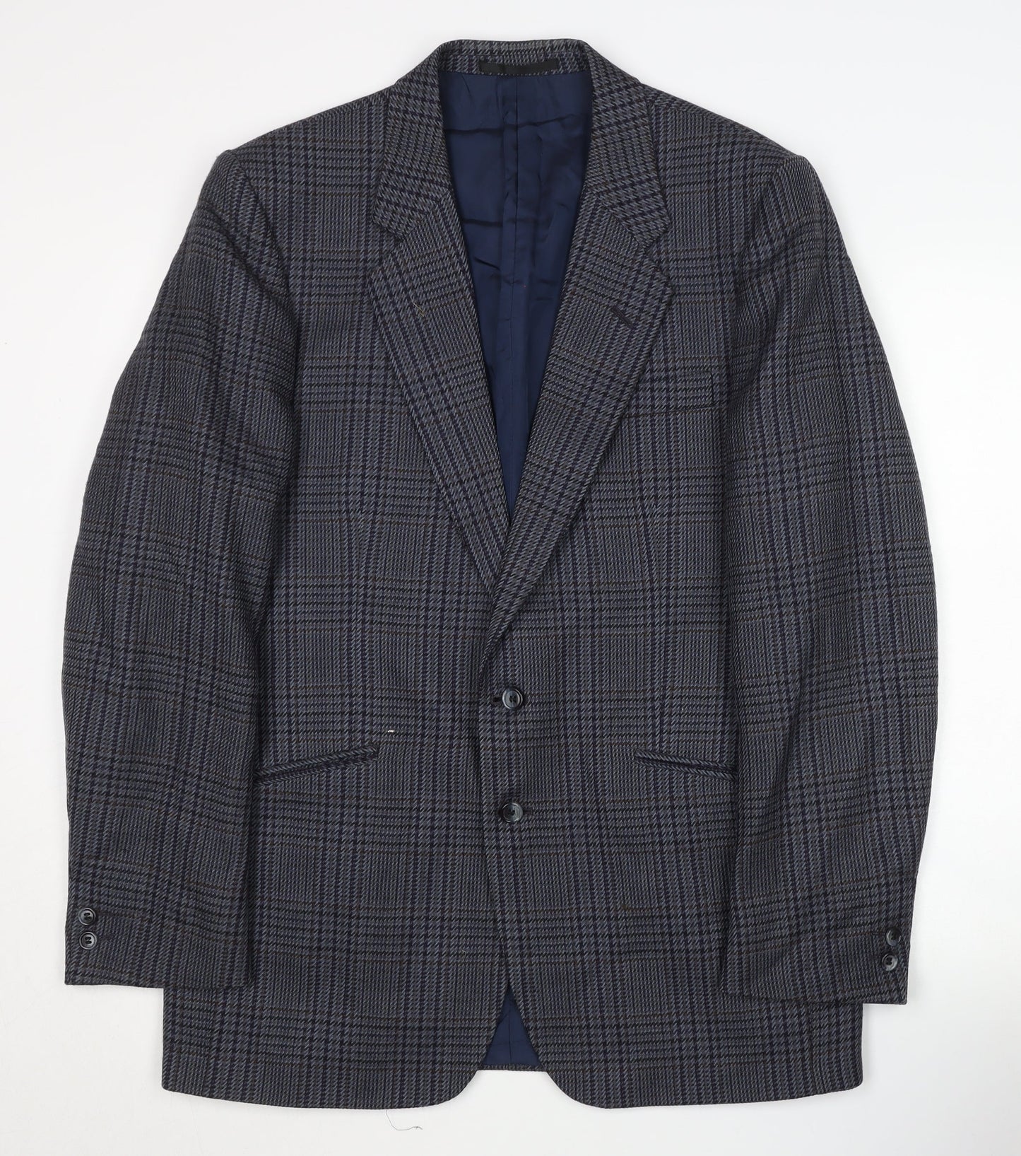 Mens UK Size 42 Eric Spencer Regular Blue Suit Jacket