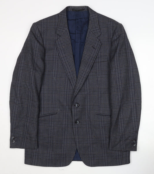 Mens UK Size 42 Eric Spencer Regular Blue Suit Jacket
