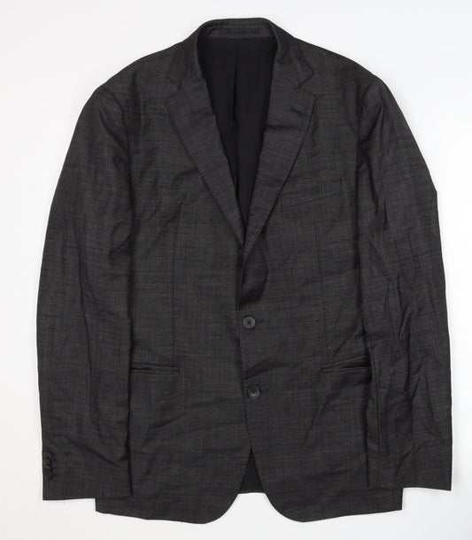 Mens UK Size 42 HUGO BOSS Regular Grey Suit Jacket