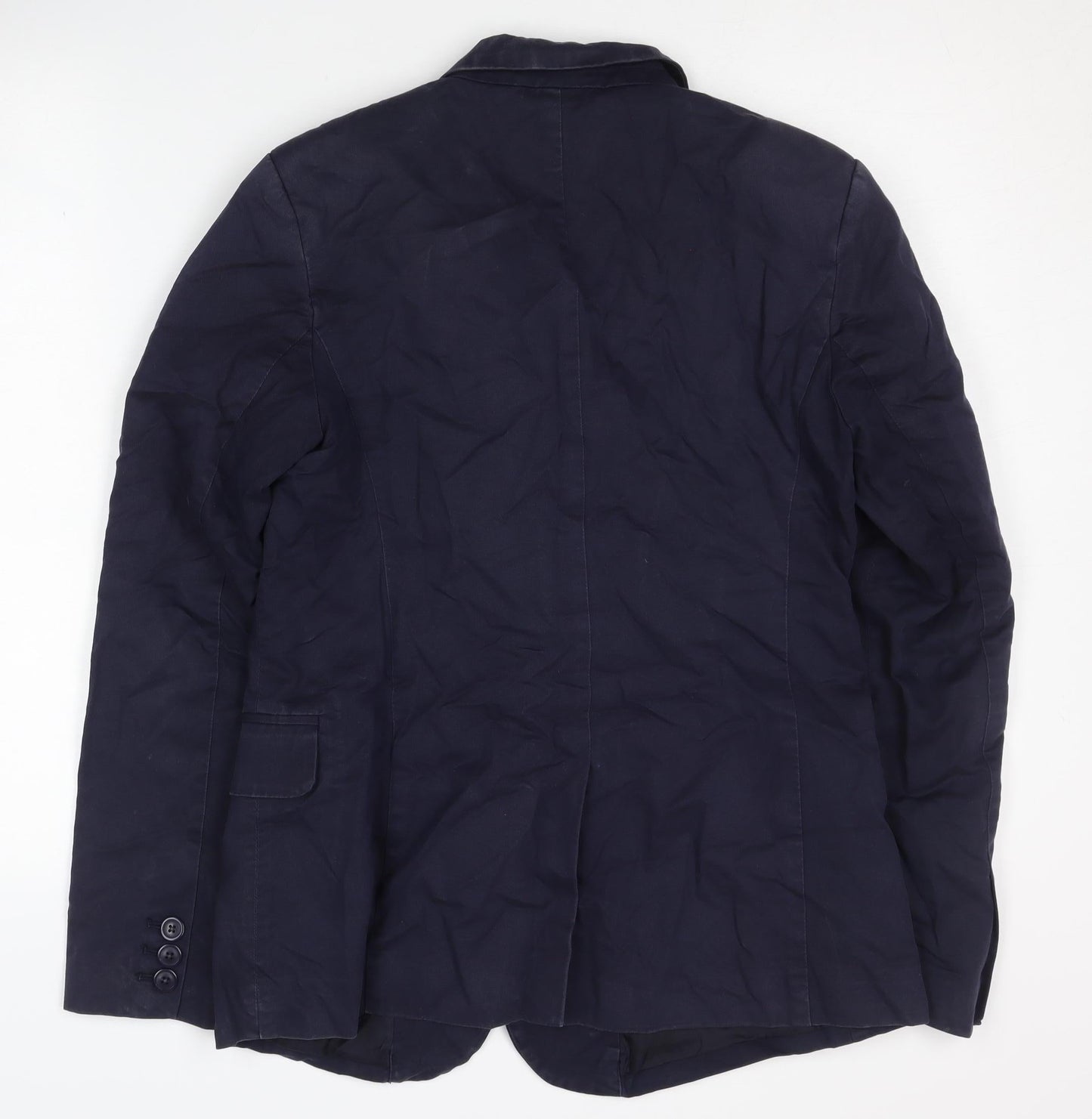 Gap Women's Blue Blazer, UK 10, Classic Fit, Notch Lapel