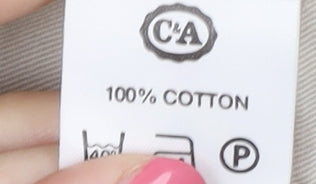 C&A Women's Vintage Beige Trousers, Size 14, Cotton