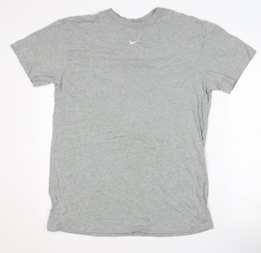 Nike Men's Grey Crew Neck T-Shirt Medium
