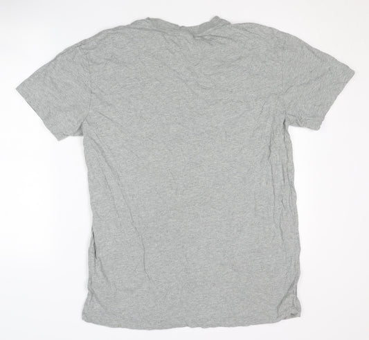 Nike Men's Grey Crew Neck T-Shirt Medium