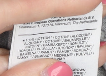 Nike Men's Grey Crew Neck T-Shirt Medium