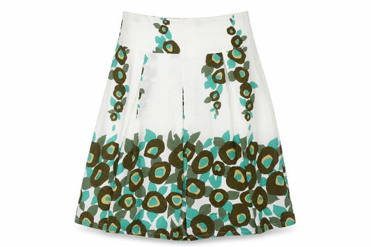 Womens UK Size S Apricot A-Line  Skirt