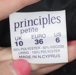 Principles Petite Black Pencil Skirt, Size 10, Women