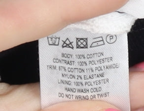 French Connection Women's Black Ivory Tank Dress Size 14