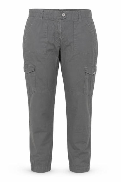 Witchery Women's Grey Cargo Trousers Size 12 Cotton