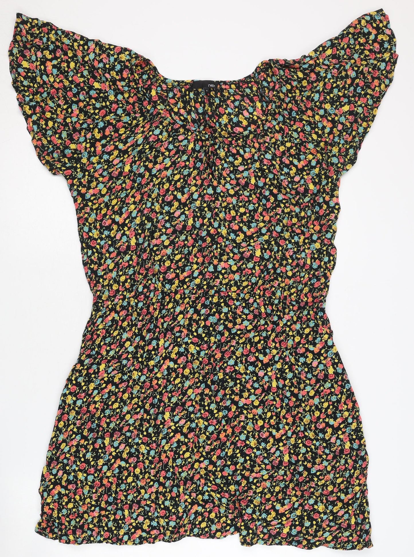 Next Women's Multicoloured Floral Dress Size 18